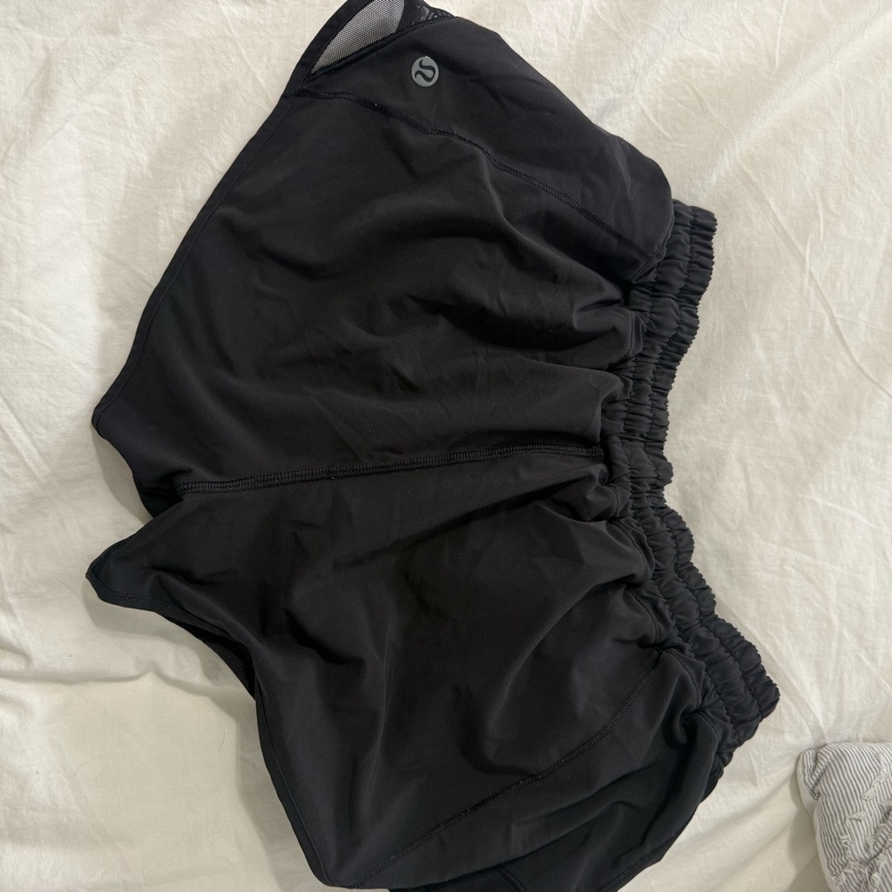 Lululemon Athletica black hotty hot Shorts 2.5”